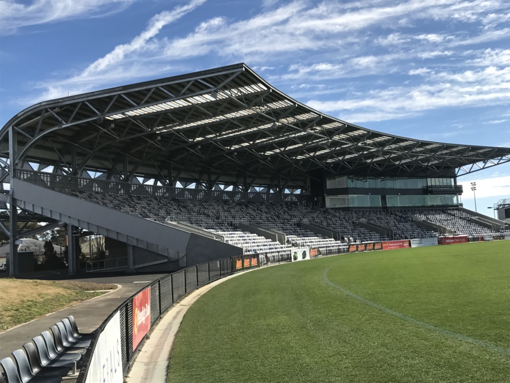 Mars Stadium previously Eureka Stadium Kingfield Galvanizing