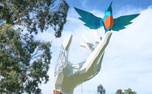 sculpture, galvanized steel, damian vick