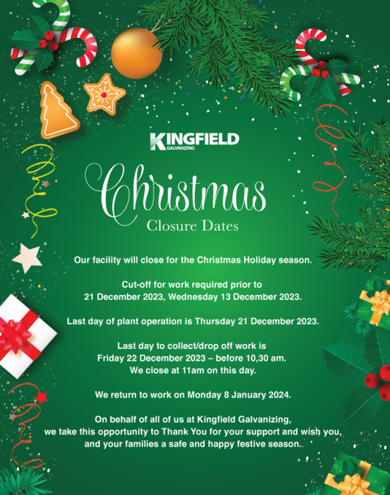 Kingfield Galvanizing Australia’s First Sustainable Hot Dip Galvanizing Facility Kingfield